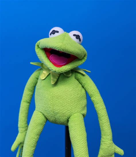 The Muppets Show Kermit Frog Hand Puppet Plush Toy Ventriloquism Party Prop Doll. . Kermit frog hand puppet